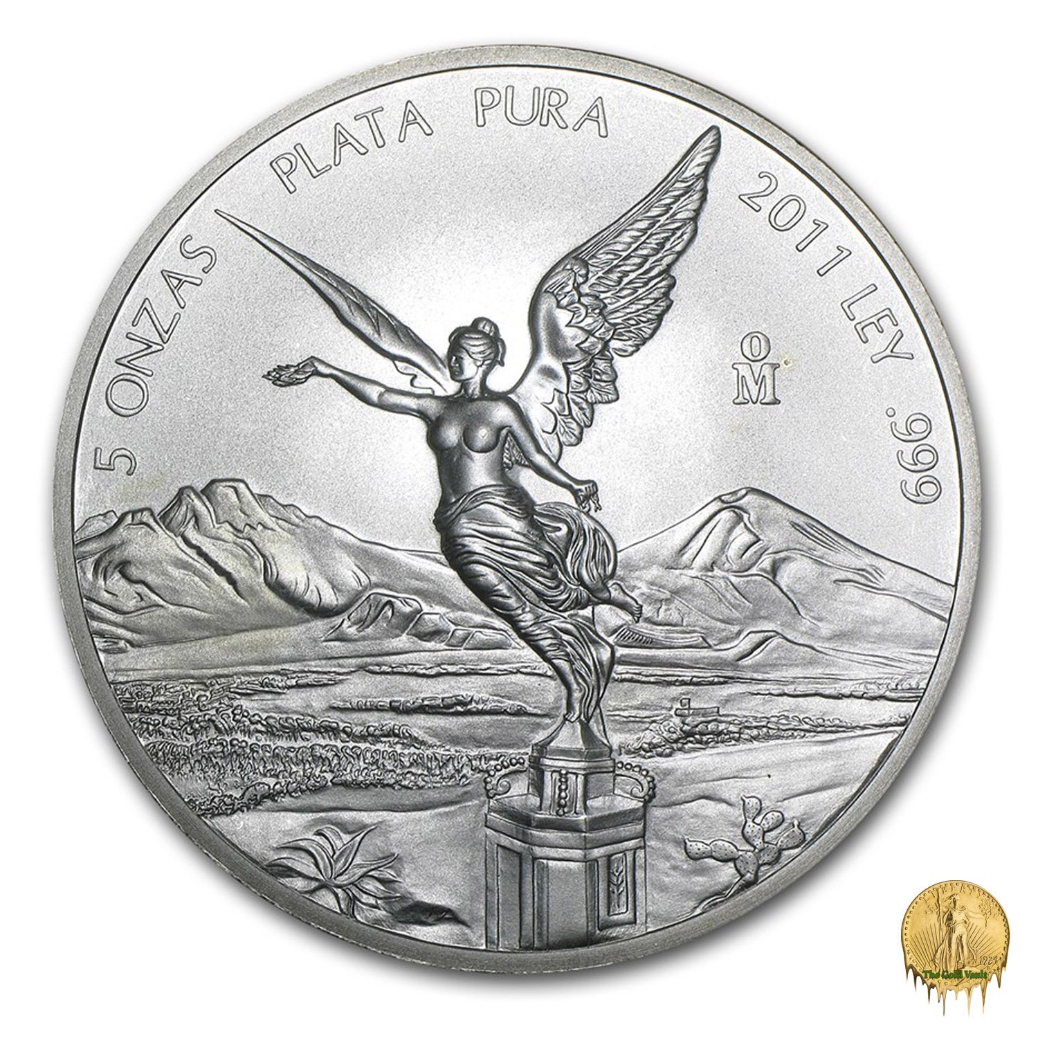 2011 LIBERTAD 5oz SILVER BU