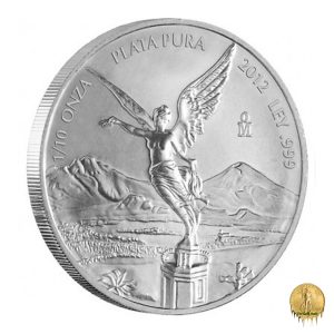 2012 Libertad 1/10th oz Silver BU Extremely Rare Mintage-3300