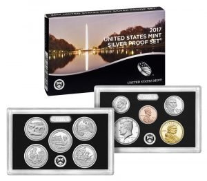 2017 U.S Silver Proof 10 Coin Set